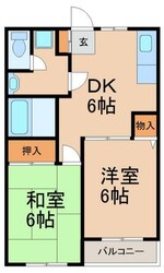 クリスタルパレスの物件間取画像